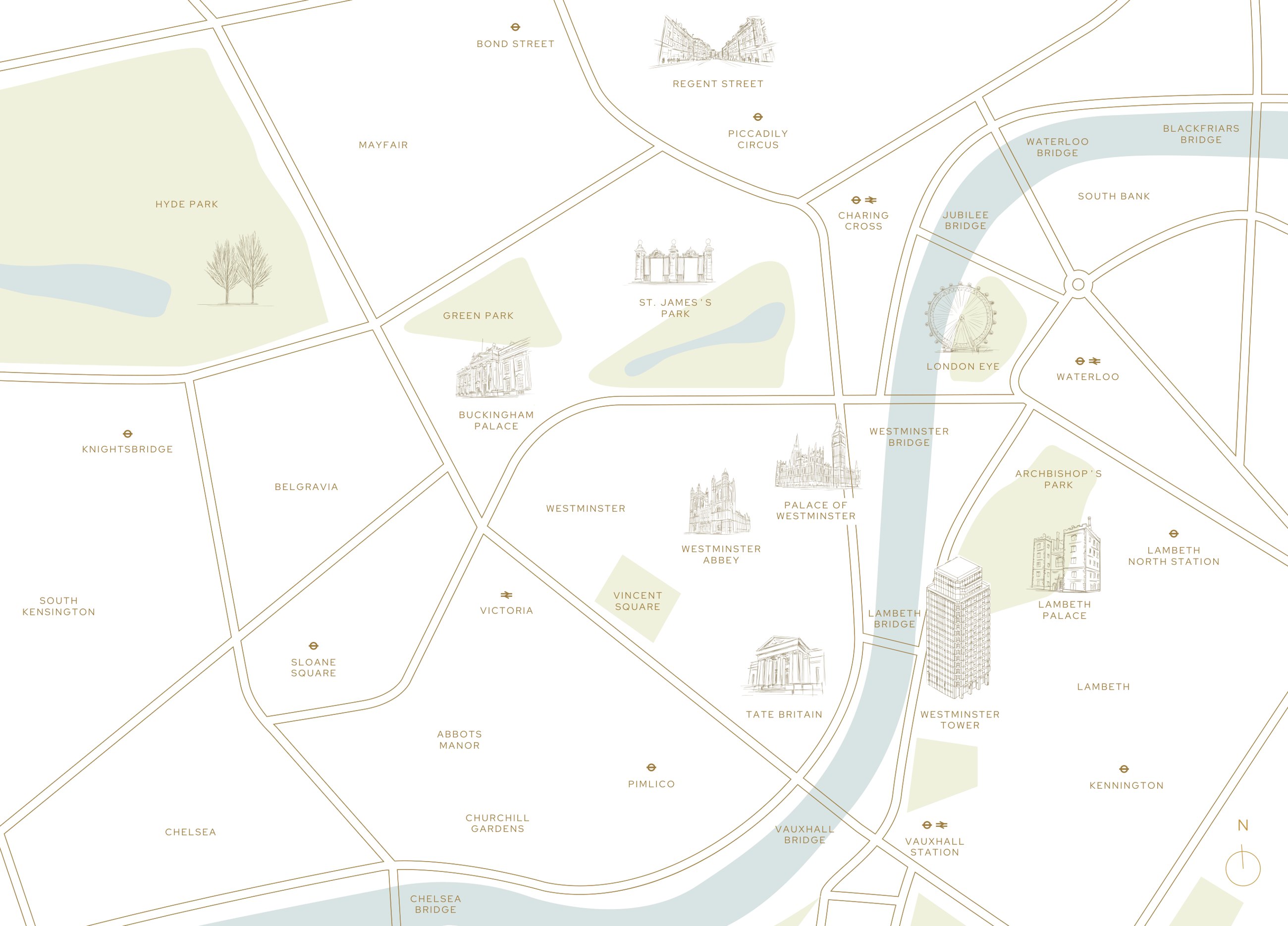 Westminster Tower location map