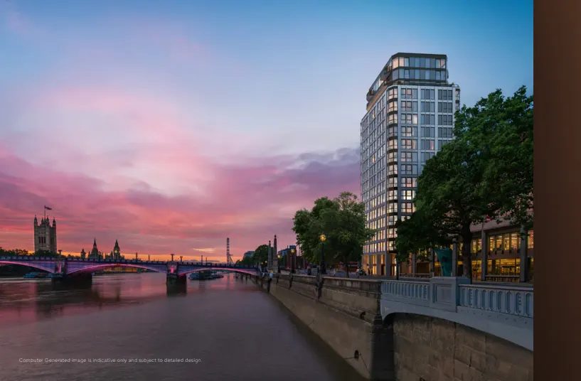 Westminster Tower at dusk